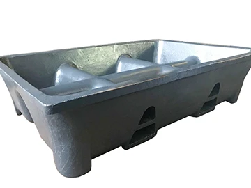 Quale materiale viene utilizzato per gli stampi in ghisa?