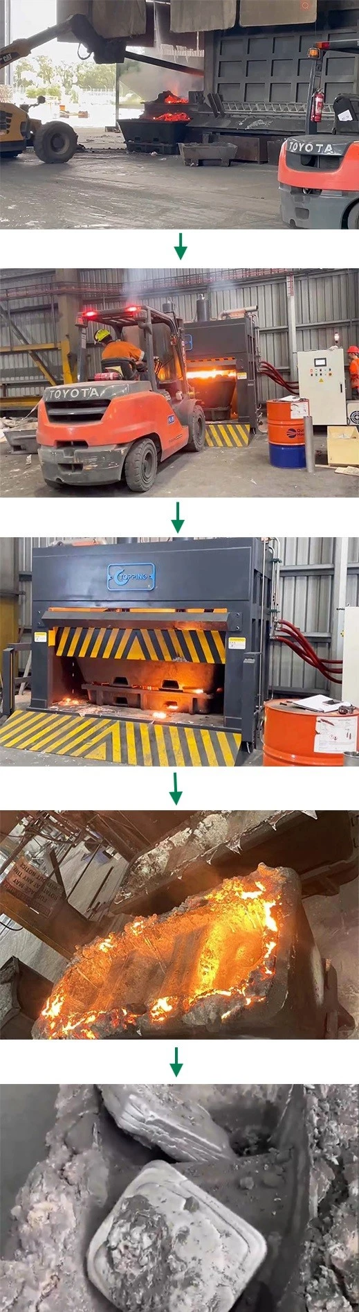 Aluminum dross press Aluminum dross press
