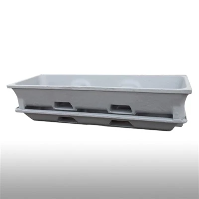Vaschetta per scorie con tasca per carrello elevatore